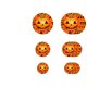thumbnail image 2 of Fiudx Vinilos Decorativos Para Niños Pegatinas De Suelo De Halloween, Pegatinas De Decoración De Fiesta Con Ojos De Terror Ofertas Flash Del Día, 2 of 7