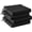 Black 17x16x2-Square, variant on Outdoor Chair Cushions Set of 4 -Waterproof Outdoor Seat Cushions for Patio Furniture, Patio Chair Cushion with Handle and Ties, Round Out Door Chair Pads,19" x 19" x 3", Spice