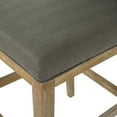 thumbnail image 6 of Kiara Contemporary Fabric Upholstered 27 Inch Counter Stools, Set of 2, Deep Gray and Weathered Natural, 6 of 8