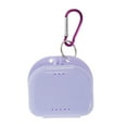 thumbnail image 5 of Unique Bargains 1 Pc Braces Box with Buckle Compact Braces Storage Box Light Purple, 5 of 5