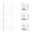 thumbnail image 1 of Wireless RF433mhz Remote Control Switch 1/2/3 gang Waterproof Push Button Switch, 1 of 3