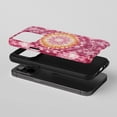 thumbnail image 2 of Tie Dye Mandala For All iPhone Series Tough Phone Case Psychedelic Pink Orange, 2 of 7