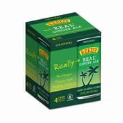 Reed's Real Ginger Ale, 12 fl oz, 4 pack cans