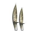 thumbnail image 4 of DecorShore "Bella Palacio” Mirrored Glass Mosaic & Metal Wall Mounted Decorative Candle Holder Wall Sconce, Set of 2 Large Size 18 in. Light Weight Wall Decor, 4 of 8