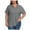 Gray#plus size v neck tops for women, variant on yardsong Womens Plus Size Golf Shirts Side Split Tennis Workout Tops UPF 50+ Quick-Dry Collared Loose Short Sleeve V-Neck Summer Tee White,XXXXXL