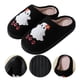 thumbnail image 5 of Pantuflas algodón cálidas con fantasma dibujos animados lindos Halloween pantuflas felpa para el (42-43) Adecuado para 41-42 pies, 5 of 9
