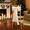 thumbnail image 6 of Ohmyroo Chair Bowknot Ribbon Tie-On Decoration Adjustable Fabric Accessory for Chairs, 6 of 6
