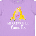 thumbnail image 4 of Inktastic My Godmother Loves Me Giraffe Boys or Girls Toddler T-Shirt, 4 of 5
