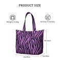 thumbnail image 4 of 22 Inch Oversized Travel Bag Lightweight Canvas Weekender Duffel with Multi Pockets, Animal Print, 4 of 5