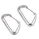 thumbnail image 4 of 2 Piezas De Aleación De Aluminio En De Resorte De Puerta De Alambre Mosquetón Herramienta De Llavero Senderismo E Baoblaze Spring Snap Clip Carabiner, 4 of 6