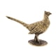 thumbnail image 2 of Estatua de faisán de cola larga, figura de latón, estilo rústico, antigua y vintage. Figura de animal para soporte de TV, estante de hotel o mesa., 2 of 9