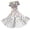 White, variant on womens Carnival dresses Mardi Gras Fashion Short Sleeve Dress Casual V Neck Printed Swing Womens Dresses