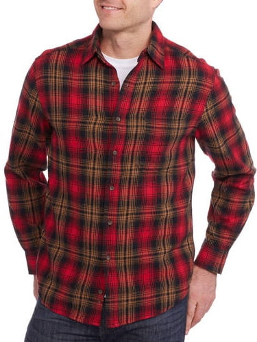Faded Glory Flannel Shirt - Walmart.com
