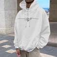 thumbnail image 6 of Mens Jesus Hoodie Letter Print Soft Hooded Sweatshirt Long Sleeve Relaxed Fit Casual Streetwear Graphic Hoodies, 6 of 9