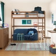thumbnail image 2 of Mainstays Kids Tufted Blue and Green Stripe Area Rug, 5' x 7', 2 of 7