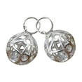 thumbnail image 3 of 2Pcs Hollow Round Charms Hanging Pendants DIY Fashionable Home Decor Fitting Beads for Crafts Earrings Keychain Jewellery Making Findings, 3 of 9