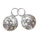thumbnail image 3 of 2x Bola hueca Charms Jaula Colgantes Elegante DIY Metal Decoración para el hogar Materiales para pulseras Fabricación de collares Fabricación, 3 of 9