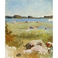 thumbnail image 2 of Albert Edelfelt 20x24 Gold Ornate Framed and Double Matted Museum Art Print Titled - Archipelago Landscape; Unfinished (1885 - 1889), 2 of 4