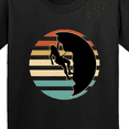 thumbnail image 4 of Inktastic Rock Climbing Mountain Climber Silhouette Youth T-Shirt, 4 of 5