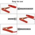 thumbnail image 2 of 2Pcs Car Alligator Clips Crocodile Clip Battery Test Clamps 100A Red Black, 2 of 10