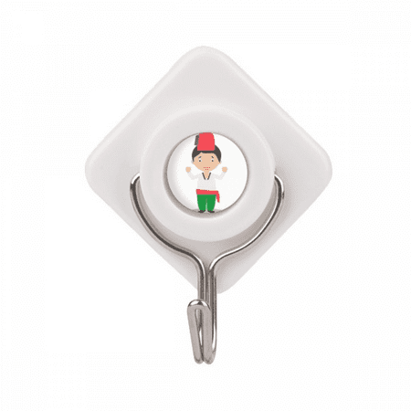 

Red Green Turkey Cartoon Art Deco Fashion Adhesive Wall Hooks Hanging Self Sticky