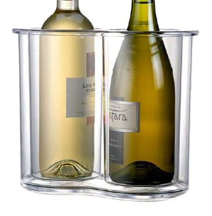 Twin-Chill 2 Bottle Icelesss Wine Cooler - Clear