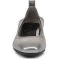 thumbnail image 3 of Vionic Women's Ramona Block Heel Pump Pewter Metallic Leather 8.5M, 3 of 6