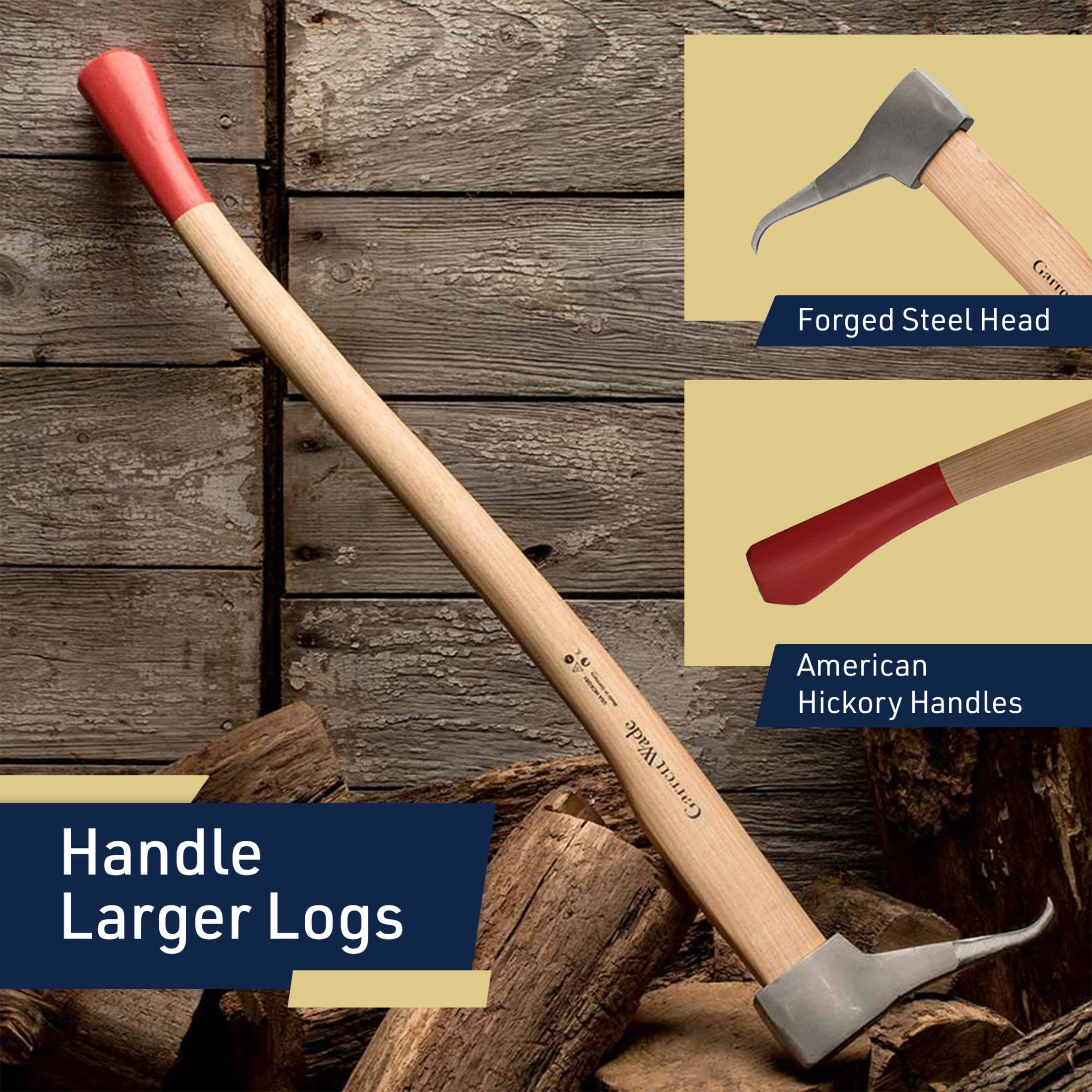 Kings County Tools 31.2” Pickaroon Logging Tool - Hookaroon Log Grabber