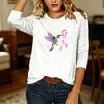 thumbnail image 5 of Zorckvet Women's T-Shirt for Awareness Events - Watercolor Print, Crew Neck, 5 of 5