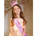 thumbnail image 5 of 11th Birthday Decorations for Girls, Birthday Girl Headband Glitter Sash Set for 11 Year Old Girl Birthday Decoration, Birthday Flower Princess Crown Headband for Happy 11th Birthday Girl Outfit, 5 of 14