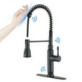 thumbnail image 2 of Touch Kitchen Faucet Brushed Kitchen Faucets with Pull Down Sprayer, Kitchen Sink Faucet, Touch Faucet for Kitchen Sink, Stainless Steel, 2 of 6
