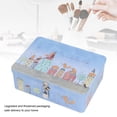 thumbnail image 3 of Tinplate Vacío Latas, Caja de Almacenamiento de Lata Metal Vintage Compacto Espacio Ahorro de Espacio Sin Descanso Caricatura con Tapa Para Vacacimientos para Niños, 3 of 7