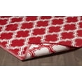 thumbnail image 2 of Erbanica 6' x 9' Red Trellis Reversible Indoor/Outdoor Plastic Rug, 2 of 5
