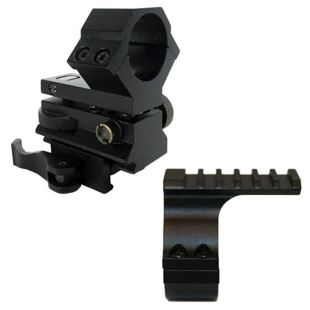 Wicked Lights Quick Detach Adjustable Light Mount and Picatinny Scope Mount Combo