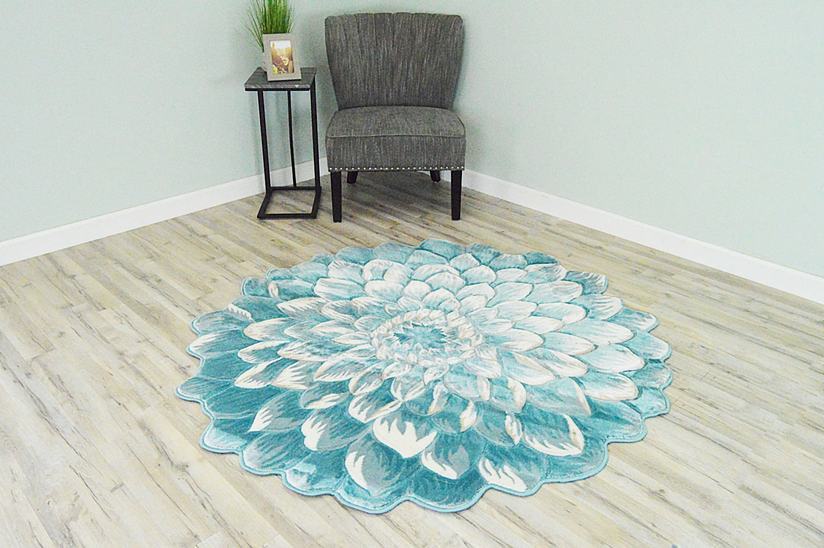 FLOWERS 3D Effect Hand Carved Thick Artistic Floral Flower Rose