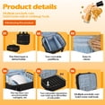 thumbnail image 4 of Estuche organizador de esmaltes de uñas Cheungren, tres capas, 84 botellas, 4 of 7