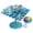 F002- Style B, variant on Balance Board for Student, Balance Stacking Blocks Game, Family Game Night Set, 1 Pc Balancing Tree, 1 Pc Rainbow Spinner, 1 Pc Game Die, 60 Pc Space Figurines, Critical Thinking