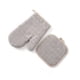 thumbnail image 2 of Yuarrent Guantes de horno Anti escaldado Resistente al calor Antideslizante Hornos Manoplas Soportes de ollas Juegos de agarraderas simples Herramientas y accesorios para hornear Gris blanco, 2 of 6