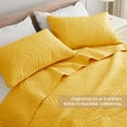 exclusivo-mezcla-lightweight-full-queen-quilt-set-yellow-leaf-pattern