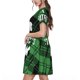 thumbnail image 2 of Easygdp St Patrick's day para Vestido Transpirable de Mujer, Vestido Suelto de Manga Corta con Pliegues y Bolsillos para el Verano, 2 of 6