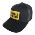 thumbnail image 2 of Gorro DEWALT Oakdale Patch Trucker para hombre, negro/amarillo, 2 of 5