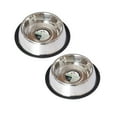 thumbnail image 3 of Iconic Pet 2-Pack Stainless Steel Non-Skid Pet Bowl For Dog Or Cat, 32 Oz, 4 Cup, 3 of 6