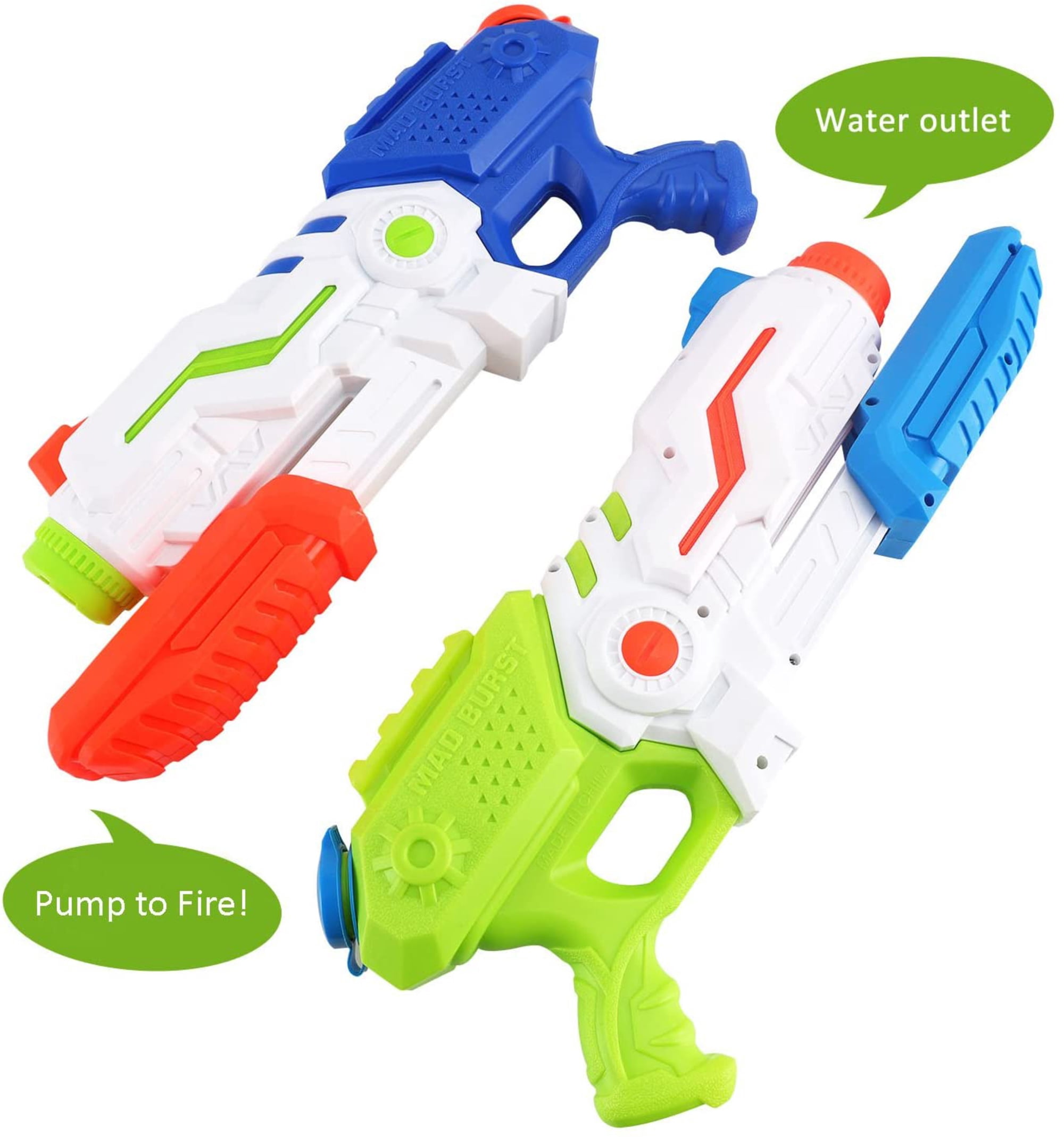 Super Water Blaster Shoot Up to 36 Feet High Capacity Water Soaker Squirt