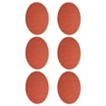 thumbnail image 1 of Manteles individuales ovalados Billuyoard 6 piezas Naranja 45*32.5 cm, 1 of 6