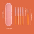 thumbnail image 2 of 5pcs Shower Nozzle Cleaning Brush Clogging For Shower Head Cleaning Brush For Pore Clean With Nylon Non Slip Handle, 2 of 8