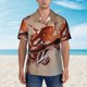 thumbnail image 2 of Fotbe Coffee Beans Chocolate Splash Camisa Hawaiana para Hombre Unisex – Camisa Casual de Verano con Botones de Manga Corta de Algodón y Lino,X-Large, 2 of 7