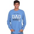 thumbnail image 5 of Fathers Day World's Greatest Dad No 1 Men's Long Sleeve Tee T Shirt Brisco Brands 2X, 5 of 6