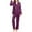 Purple, variant on GZWYHT Sets for Women Lounge Sets for Women Pajamas For Women Set Long Sleeve Button Up Sleepwear Soft Lightweight Comfy Long Pants Loungewear Two Piece Sets for Women Womens Pajama Sets Coffee L