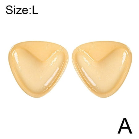 TPALPKT Snowy Sticky Bra Inserts Double Sided Sticky Bra Inserts Silicone Push-up Bra Waterproof Self Adhesive Bra for Women