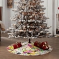 thumbnail image 4 of Bingfone Christmas Tree Skirt Mat Christmas Decoration Interior 48" -Retro Musical, 4 of 6